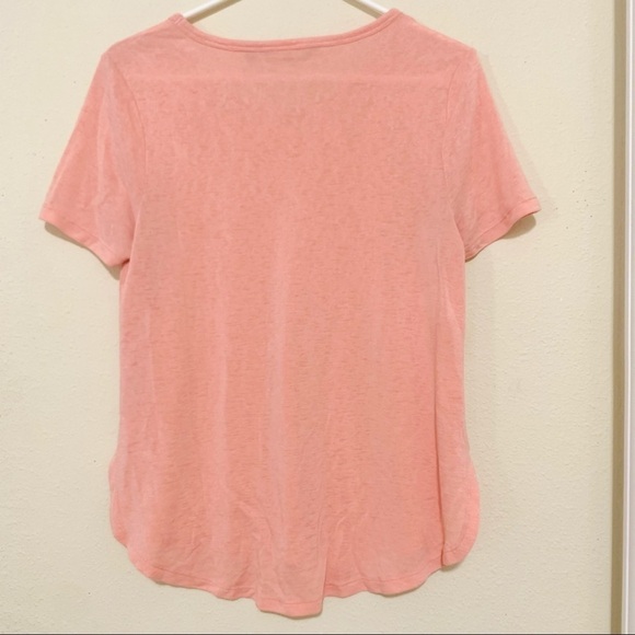 ATHLETA pink short sleeve tees women size M - Picture 6 of 8